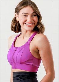 QueenBee® - Frankie Nursing Sports Bra in Orchid