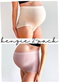 QueenBee® - Kenzie 2-pack Seamless Briefs Bundle in Nude/Pink