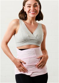 Postpartum Postnatal Abdominal Support Belly Belt After Pregnancy Black  Wrap