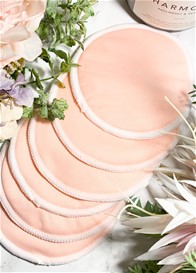 QueenBee® - Resuable Bamboo Breast Pads (3 Pairs) in Pink
