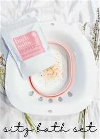 QueenBee® - Sitz Bath Tub & Healing Salts Recovery Kit