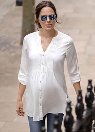 Seraphine - Fern Pleated Blouse