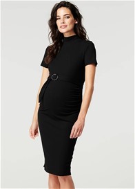 Supermom - Belted Ribbed Dress