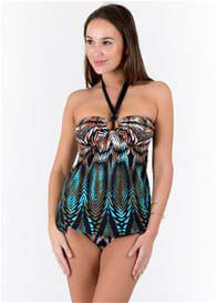 Maternal America - Jennie Monako Print Tankini - ON SALE