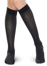 Preggers - Compression Knee Highs in Black