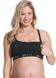 Cake Maternity - Black Cotton Candy Nursing Bra