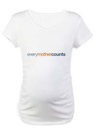 EveryMotherCounts - Maternity T-Shirt in White - ON SALE