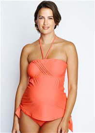 Maternal America - Eva Tankini in Peach - ON SALE