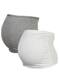 Trimester™ - Reversible Belly Band in Grey/Creme