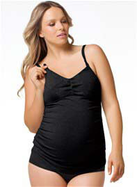Cake Maternity - Gelato Nursing Tank in Black Espresso