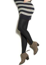 Preggers - Mild Compression Maternity Tights in Black