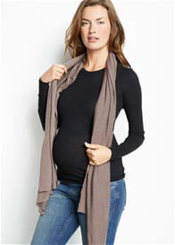 Maternal America - Soft Knit Nursing Scarf in Mocha