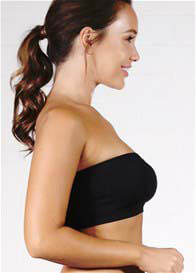 Ambra - Padded Bandeau Bra in Black