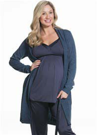 Cake Maternity - Gateau Knit Robe in Navy