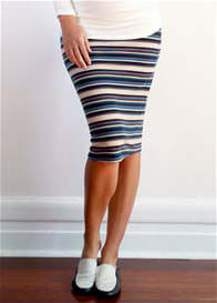 Floressa - Leandre Foldover Skirt in Lilac Stripe
