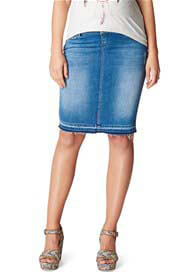 Noppies - Joy Distressed Denim Skirt in Light Wash - ON SALE