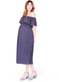 Ingrid & Isabel - Off The Shoulder Midi Dress - ON SALE