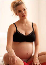 Belabumbum - Nursing Crop Bra in Black
