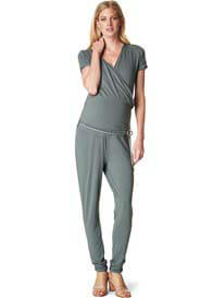 Noppies - Bianca Sage Maternity Nursing Jumpsuit - ON SALE