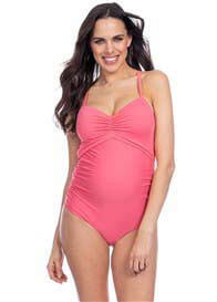 Seraphine - Rio One Piece Swimsuit in Coral - ON SALE