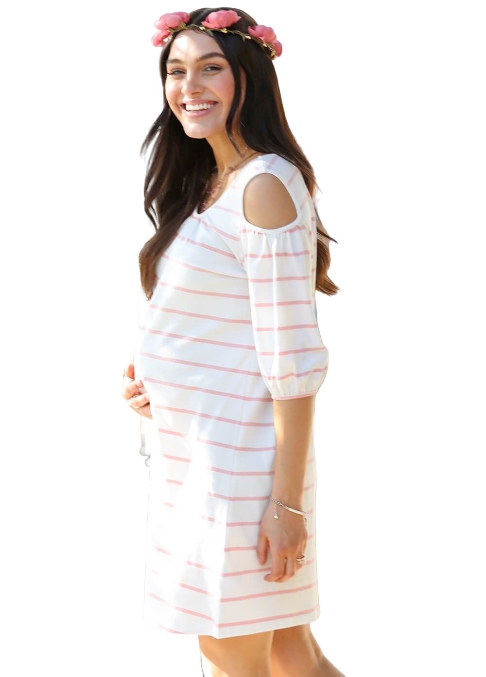 Trimester® - Alijah Open Shoulder Dress