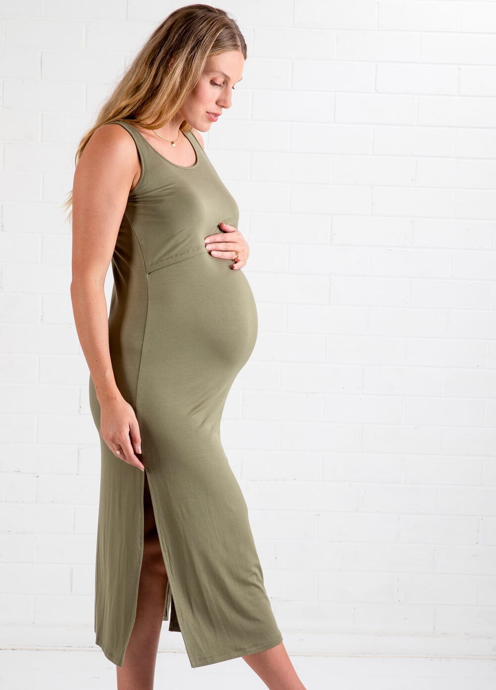 Trimester™ - Chance Layered Nursing Maxi Dress