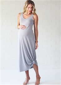 Trimester™ - Clinton Grey Maxi Dress