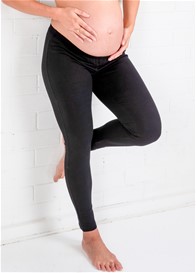 Trimester™ - Oasis Winter Fleece Leggings in Black