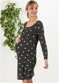 Trimester™ - Tayla Spotted Nursing Dress - ON SALE