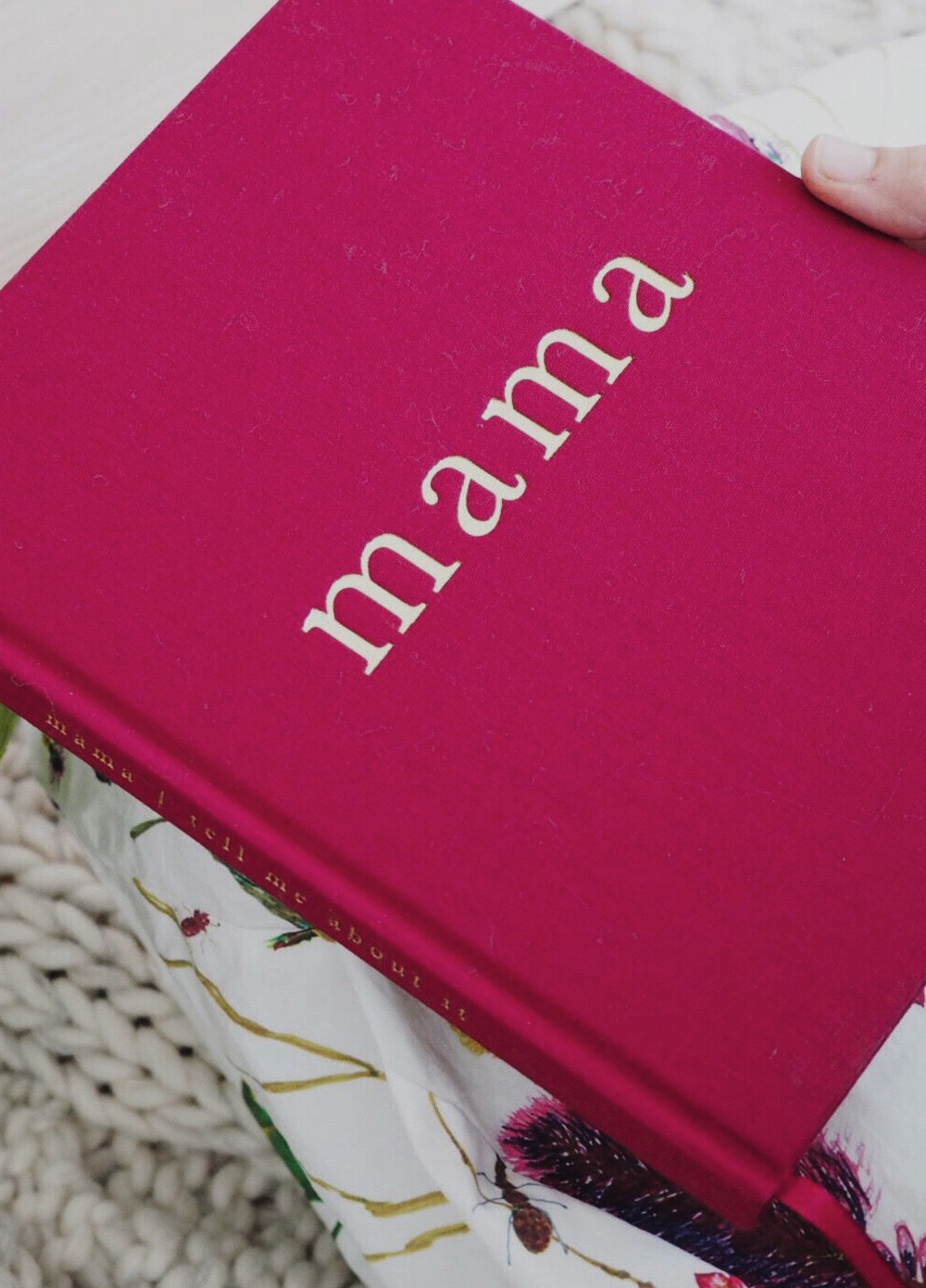 Write to Me - Mama Journal in Maroon